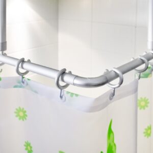 wela UNIVERZÁLNÍ ROHOVÁ TYČ SYSTEM DO SPRCHOVACÍHO KOUTU 120×120 cm SATÉN 4005233