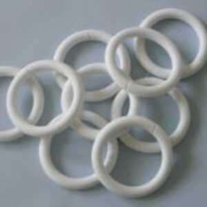 wela KROUŽKY BÍLÉ na závěsy