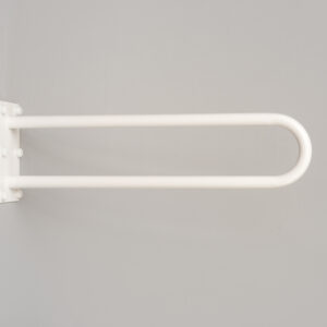 Wela pevné madlo "U" invalidní k wc BÍLÉ PREMIUM domadlo Délka: 60 cm, Průměr: 25 mm