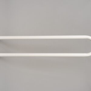 Wela pevné madlo "U" invalidní k wc BÍLÉ PREMIUM domadlo Délka: 90 cm, Průměr: 25 mm