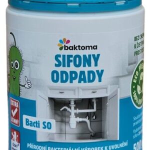 Baktoma Bacti SO – Bakterie do sifonů – 0,5kg BACTI SO: 0,5 kg