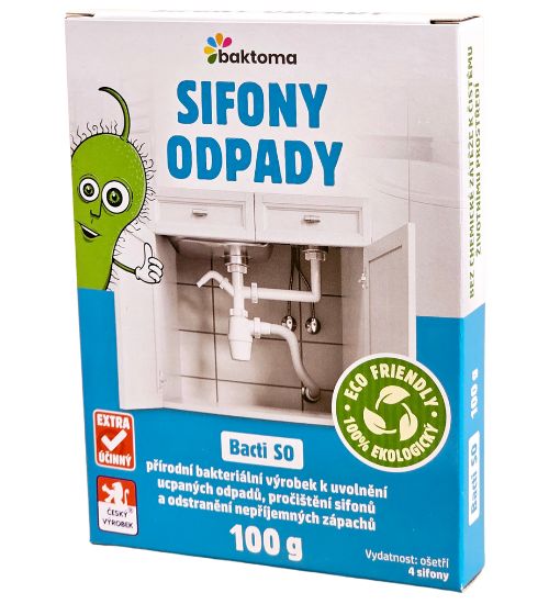 Baktoma Bacti SO - Bakterie do sifonů - 100g BACTI SO: 100 g