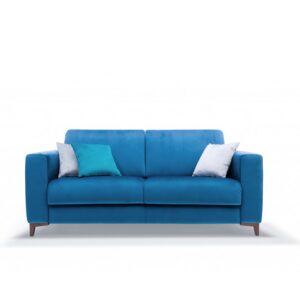 Alterego Divani Italská rozkládací pohovka na každodenní spaní Step Čalounění: Kůže, Šířka: 2,5P rozkládací, područka A (š 191 cm)