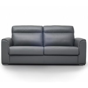 Alterego Divani Italská rozkládací pohovka na každodenní spaní Mabel Čalounění: Kůže, Šířka: 2,5P rozkládací, područka A (š 185 cm)