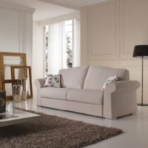 Alterego Divani Italská pohovka Marlen bez rozkladu Čalounění: Kůže, Šířka: 2,5P, područka A (š 204 cm)