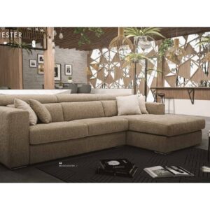 Alterego Divani Italská sedací souprava Manchester Čalounění: Kůže, Šířka: 2,5P, područka A (š 167 cm), Druh a šířka prodloužené části: Chaiselongue hranatý (hl. 171) s područkou A, pravá strana (š 104 cm)