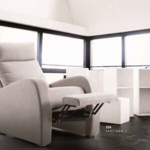 Alterego Divani Italské polohovací křeslo Santiago Potah: Kůže, Polohování: Elektrické