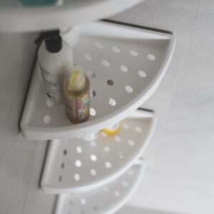 wela SPRCHOVÁ TELESKOPICKÁ POLICE BÍLÁ 4 ÚROVNĚ 4012651