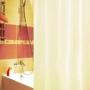 wela TEXTILNÍ SPRCHOVÝ ZÁVĚS BÉŽOVÝ se závažím obšitý W00563 šířka x výška: 150 x 200