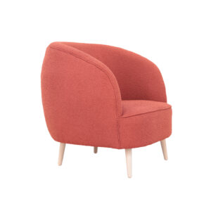 STYLE HOME Moderní designové křeslo Dune Potah: Látka soft bez prošívání