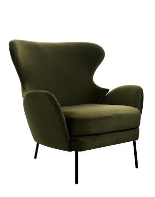 STYLE HOME Moderní designové křeslo George Potah: Látka