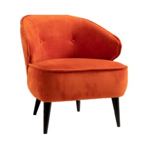 STYLE HOME Moderní designové křeslo Viv Potah: Látka