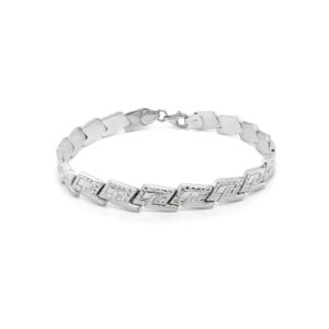 Beny Jewellery Náramek z Bílého Zlata