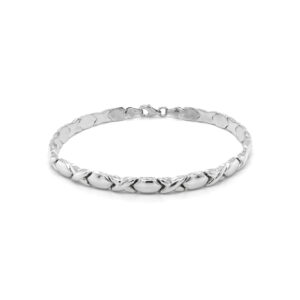 Beny Jewellery Náramek z Bílého Zlata