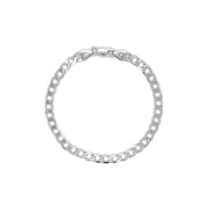 Beny Jewellery Náramek z Bílého Zlata Pancíř