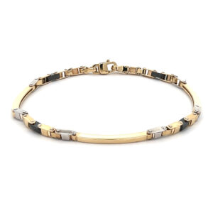 Beny Jewellery Náramek s Keramikou z Kombinovaného Zlata