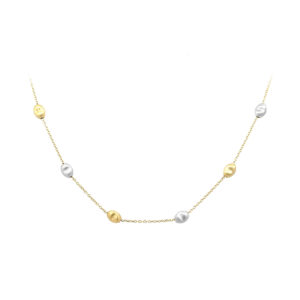 Beny Jewellery Dámský Náhrdelník z Kombinovaného Zlata