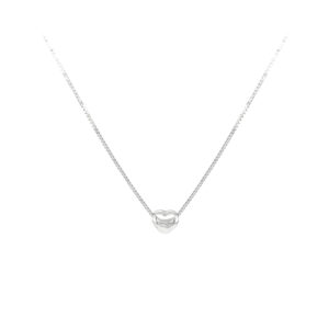 Beny Jewellery Náhrdelník Srdce z Bílého Zlata