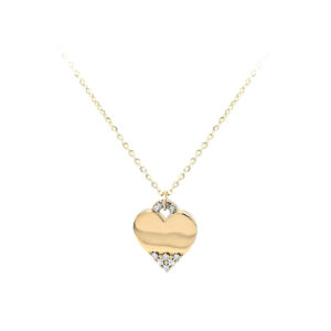 Beny Jewellery Náhrdelník Srdce z Kombinovaného Zlata