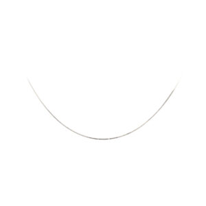 Beny Jewellery Řetízek z Bílého Zlata Cube – Kostka