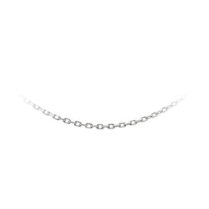 Beny Jewellery Řetízek Anker z Bílého Zlata