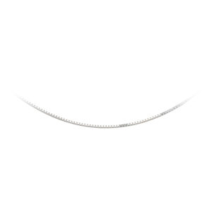 Beny Jewellery Řetízek Cube – Kostka z Bílého Zlata