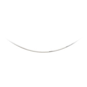 Beny Jewellery Řetízek Cube – Kostka z Bílého Zlata