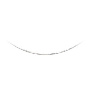 Beny Jewellery Řetízek Cube – Kostka z Bílého Zlata