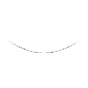 Beny Jewellery Řetízek Cube – Kostka z Bílého Zlata