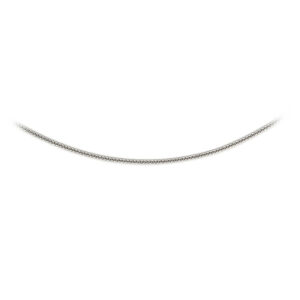 Beny Jewellery Řetízek Liščí Ocas z Bílého Zlata