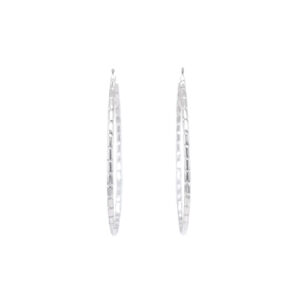 Beny Jewellery Kruhové Náušnice z Bílého Zlata