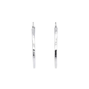 Beny Jewellery Kruhové Náušnice z Bílého Zlata