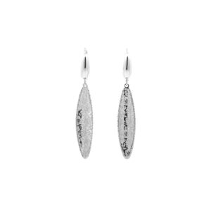 Beny Jewellery Visací Náušnice z Bílého Zlata