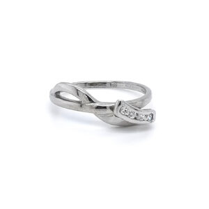 Beny Jewellery Prsten se Zirkony z Bílého Zlata