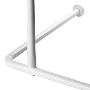 wela DRŽÁK NA ZAVĚŠENÍ TYČE do sprchového koutu BÍLÝ Délka: 120 cm