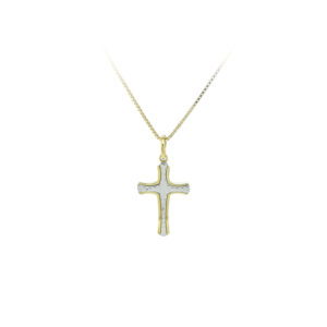 Beny Jewellery Kříž z Kombinovaného Zlata