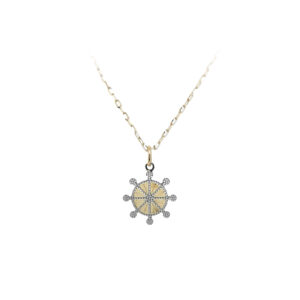 Beny Jewellery Přívěsek Kormidlo z Kombinovaného Zlata