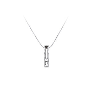 Beny Jewellery Přívěsek se Zirkonem z Bílého Zlata