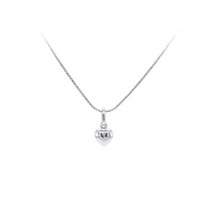 Beny Jewellery Přívěsek Srdce z Bílého Zlata