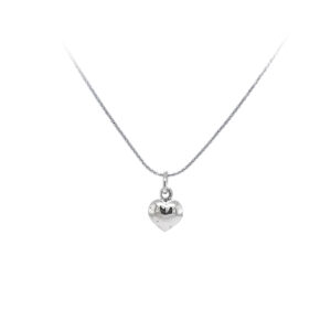 Beny Jewellery Přívěsek Srdce z Bílého Zlata