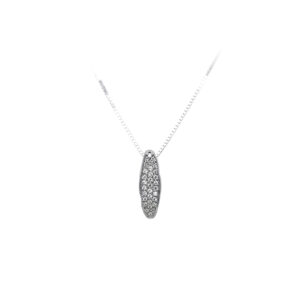 Beny Jewellery Přívěsek se Zirkony z Bílého Zlata