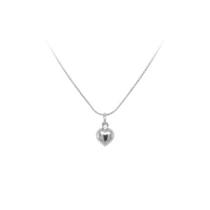 Beny Jewellery Přívěsek Srdce z Bílého Zlata