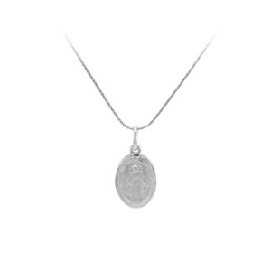 Beny Jewellery Přívěsek Madonka Panna Marie z Bílého Zlata