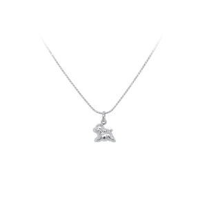 Beny Jewellery Přívěsek Pejsek z Bílého Zlata