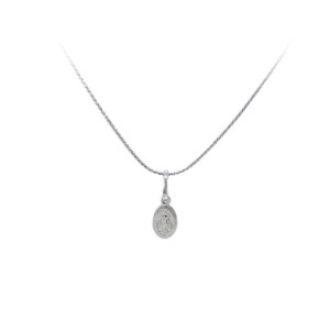 Beny Jewellery Přívěsek Madonka Panna Marie z Bílého Zlata