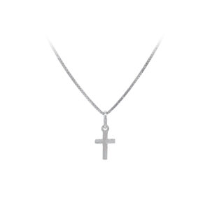 Beny Jewellery Přívěsek Kříž z Bílého Zlata