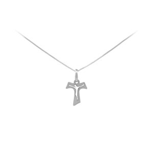 Beny Jewellery Přívěsek Kříž z Bílého Zlata