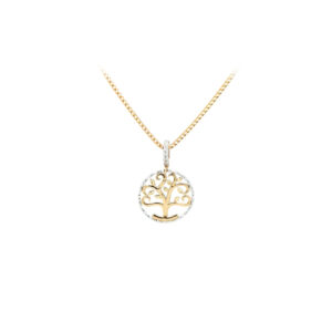 Beny Jewellery Přívěsek Strom Života z Kombinovaného Zlata