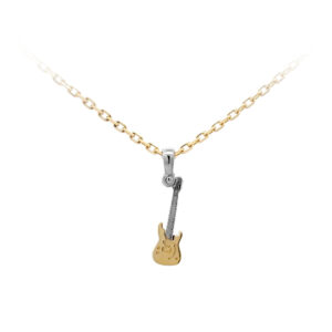 Beny Jewellery Přívěsek Kytara z Kombinovaného Zlata