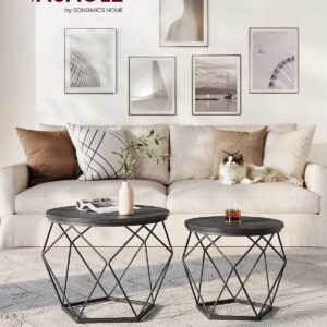 Vasagle Kovové konferenční stolky ILET040B22A (sada 2 stolků)